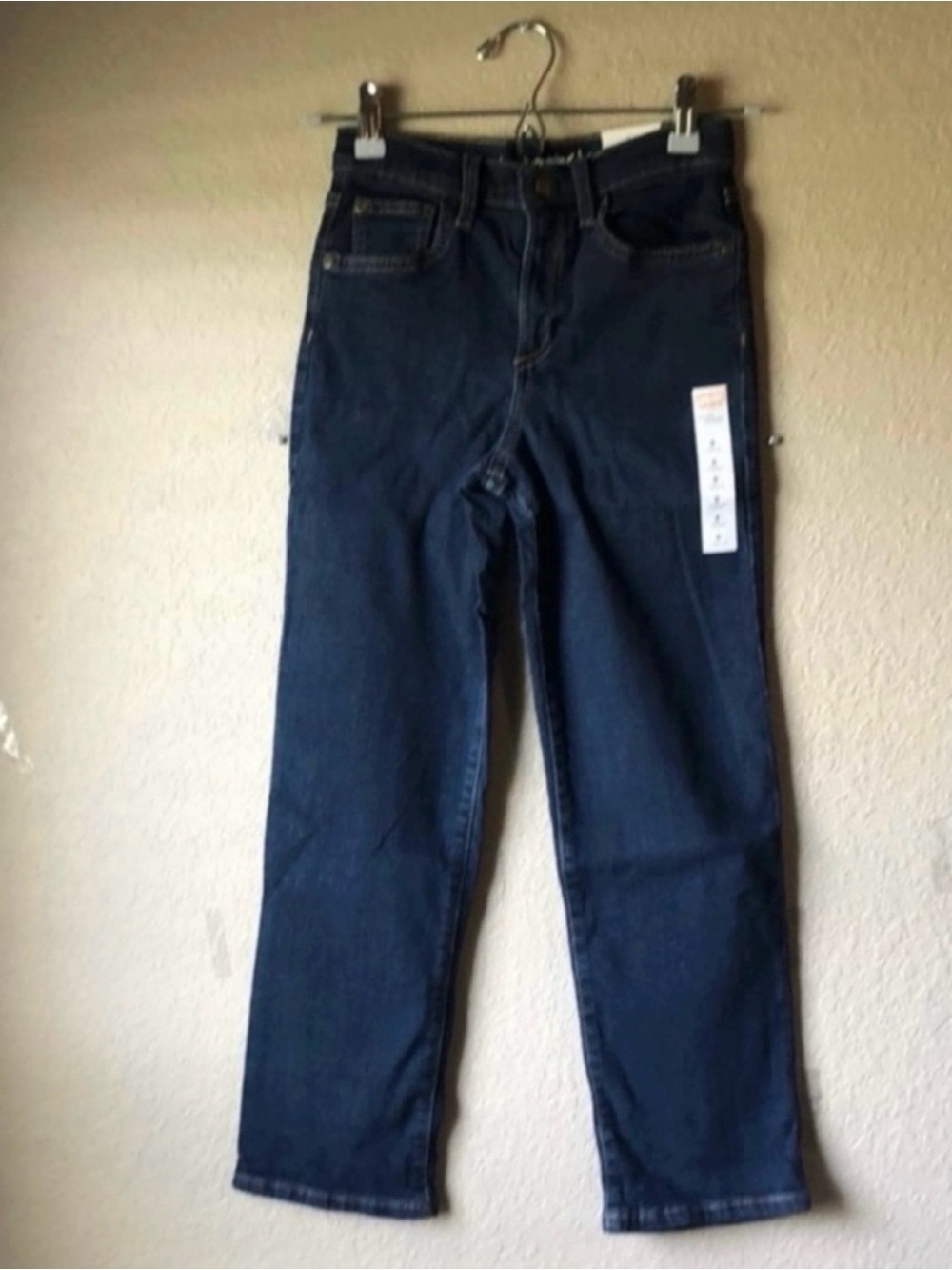 New Jumping Beans Jeans Relaxed Fit Dark Wash Casual Denim Blue Jeans Boys Sz 8